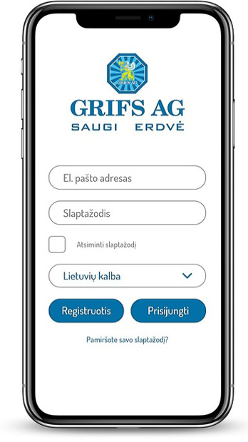 Grifs AG Išmanioji apsauga